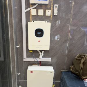 Itel 5kwh 48v lithium paired with itel 6kva 48v hybrid inverter